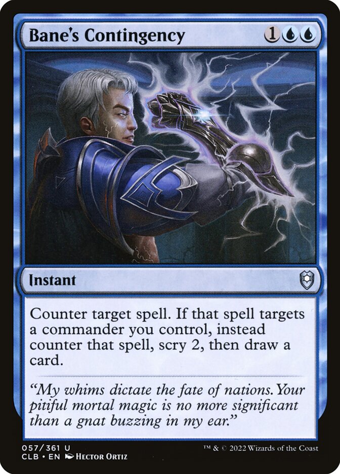 Contingência de Bane / Bane's Contingency - Magic: The Gathering - MoxLand