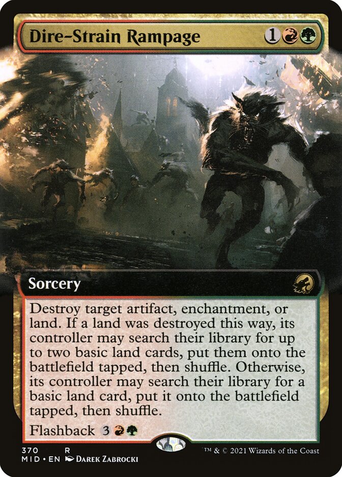 Fúria da Linhagem Macabra / Dire-Strain Rampage - Magic: The Gathering - MoxLand