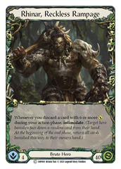 Rhinar, Reckless Rampage - Flesh and Blood TCG - MoxLand