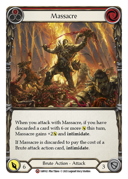 Massacre (Red) - Flesh and Blood TCG - MoxLand