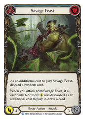 Savage Feast (Blue) - Flesh and Blood TCG - MoxLand