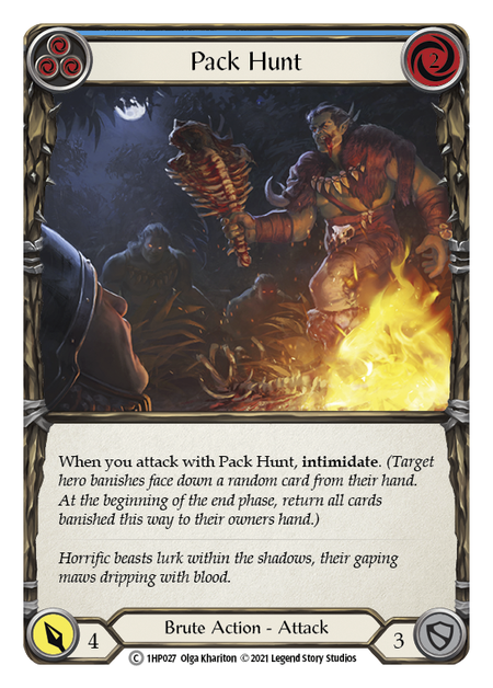 Pack Hunt (Blue) - Flesh and Blood TCG - MoxLand