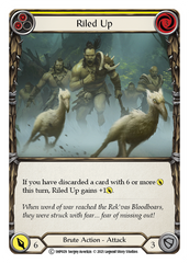 Riled Up (Yellow) - Flesh and Blood TCG - MoxLand