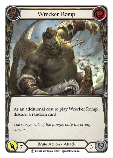 Wrecker Romp (Yellow) - Flesh and Blood TCG - MoxLand