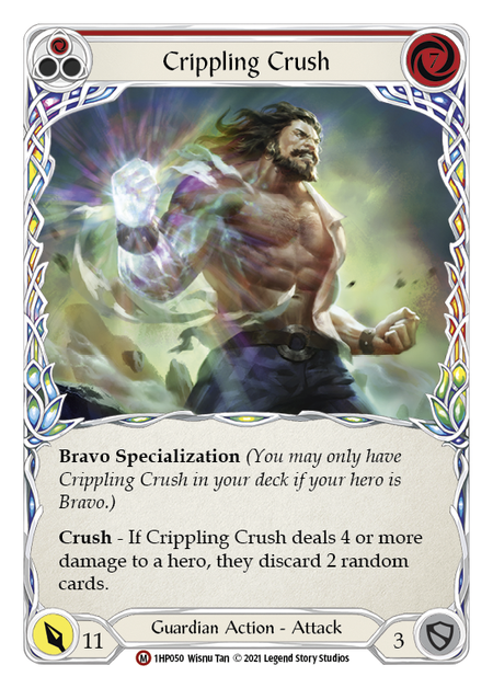 Crippling Crush (Red) - Flesh and Blood TCG - MoxLand