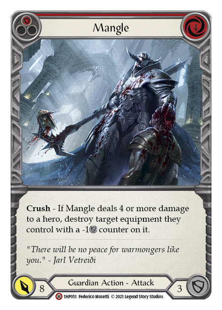 Mangle (Red) - Flesh and Blood TCG - MoxLand