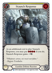 Staunch Response (Yellow) - Flesh and Blood TCG - MoxLand