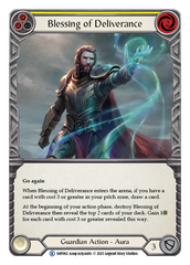 Blessing of Deliverance (Yellow) - Flesh and Blood TCG - MoxLand