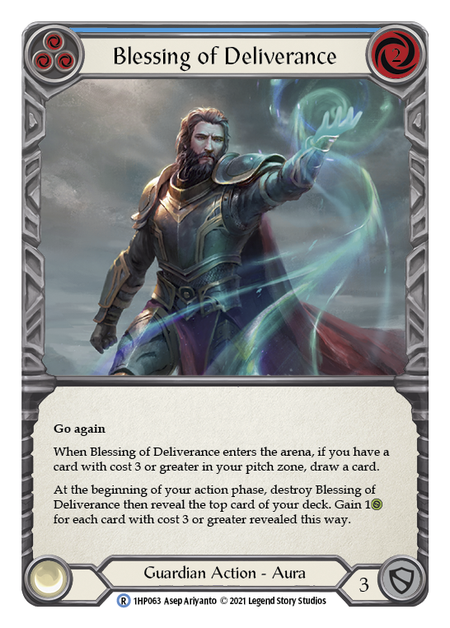 Blessing of Deliverance (Blue) - Flesh and Blood TCG - MoxLand