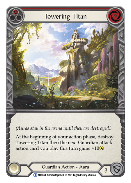 Towering Titan (Red) - Flesh and Blood TCG - MoxLand