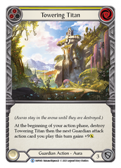 Towering Titan (Yellow) - Flesh and Blood TCG - MoxLand