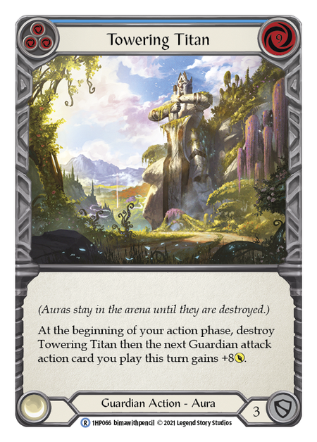 Towering Titan (Blue) - Flesh and Blood TCG - MoxLand