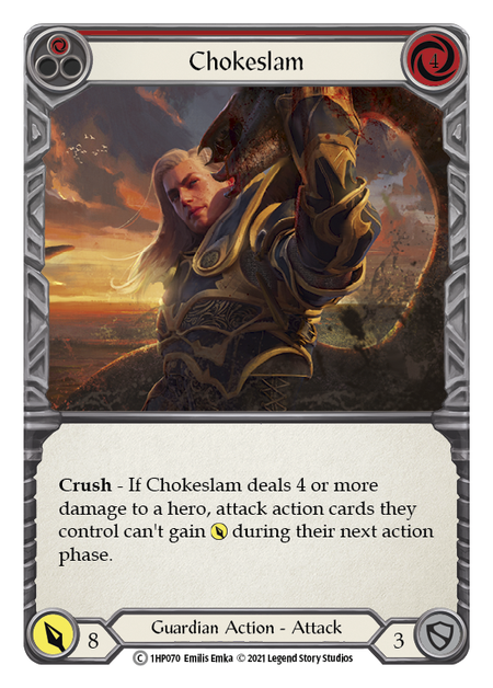 Chokeslam (Red) - Flesh and Blood TCG - MoxLand
