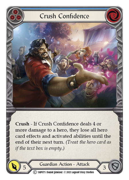 Crush Confidence (Blue) - Flesh and Blood TCG - MoxLand