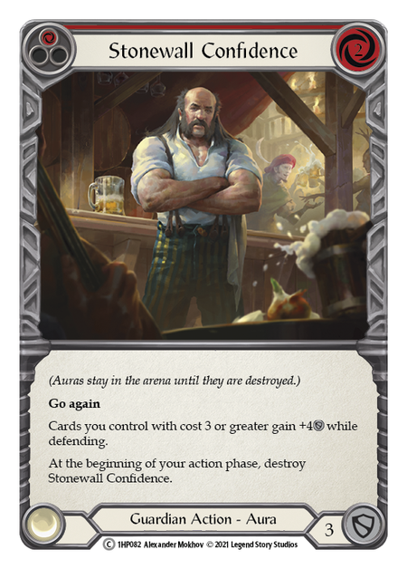 Stonewall Confidence (Red) - Flesh and Blood TCG - MoxLand