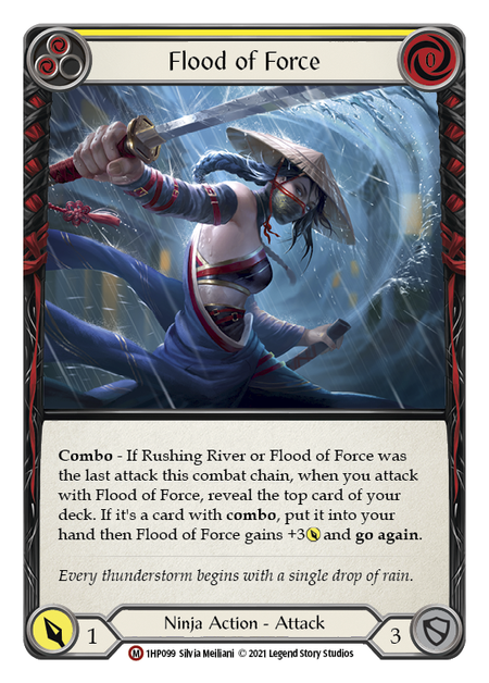 Flood of Force (Yellow) - Flesh and Blood TCG - MoxLand