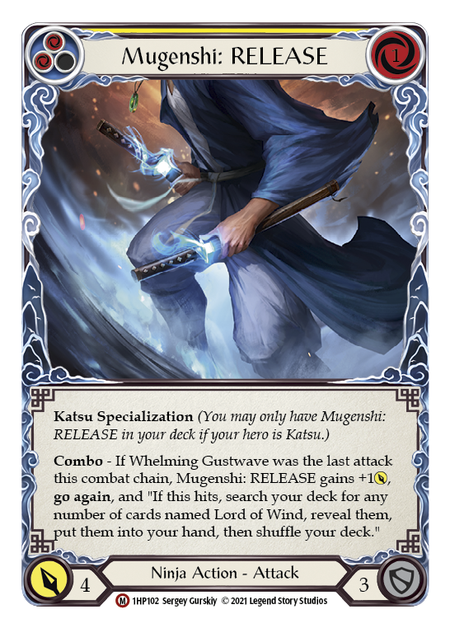 Mugenshi: RELEASE (Yellow) - Flesh and Blood TCG - MoxLand