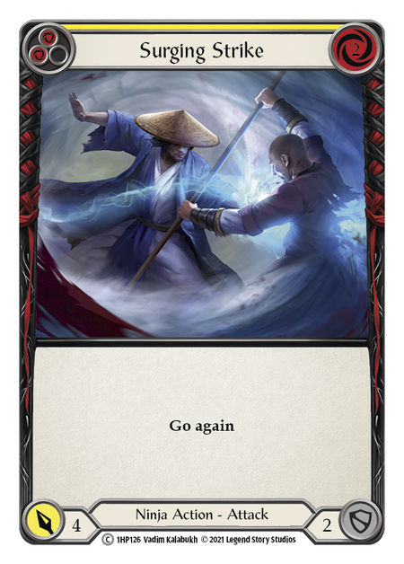Surging Strike (Yellow) - Flesh and Blood TCG - MoxLand