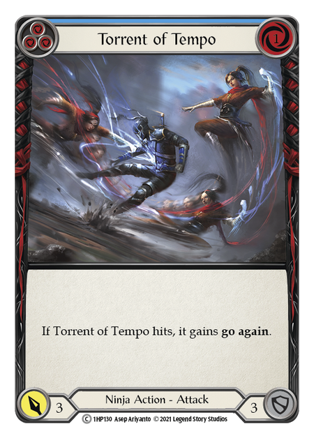 Torrent of Tempo (Blue) - Flesh and Blood TCG - MoxLand