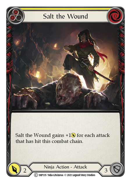 Salt the Wound (Yellow) - Flesh and Blood TCG - MoxLand