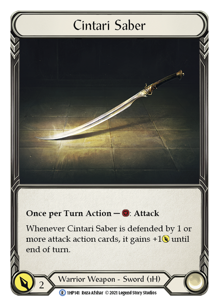 Cintari Saber - Flesh and Blood TCG - MoxLand