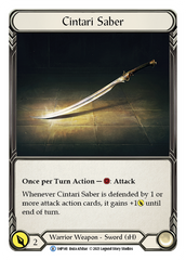 Cintari Saber - Flesh and Blood TCG - MoxLand