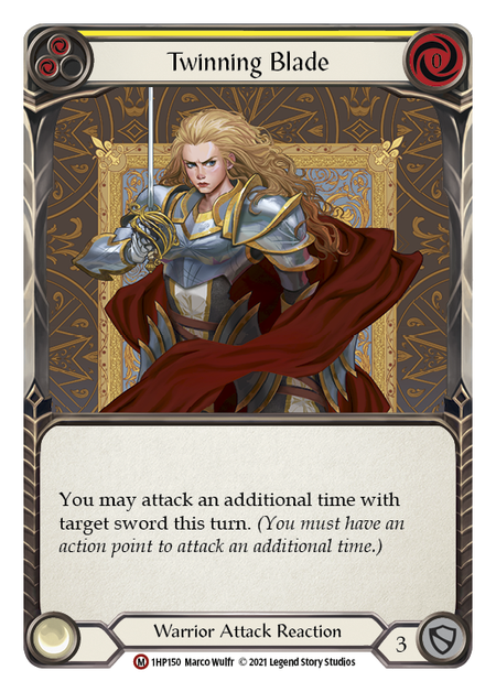 Twinning Blade (Yellow) - Flesh and Blood TCG - MoxLand