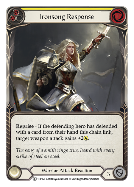 Ironsong Response (Yellow) - Flesh and Blood TCG - MoxLand
