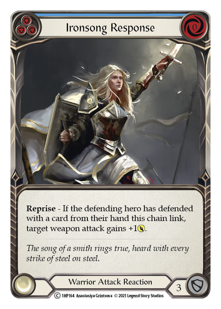Ironsong Response (Blue) - Flesh and Blood TCG - MoxLand