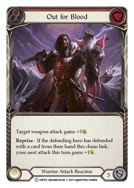 Out for Blood (Red) - Flesh and Blood TCG - MoxLand