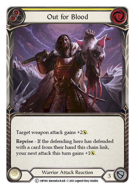 Out for Blood (Yellow) - Flesh and Blood TCG - MoxLand