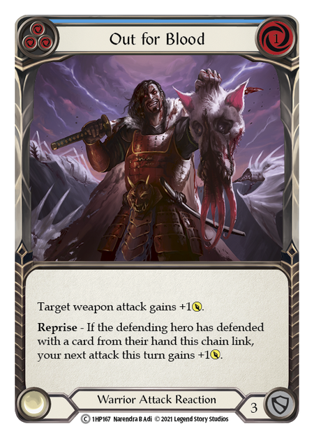 Out for Blood (Blue) - Flesh and Blood TCG - MoxLand
