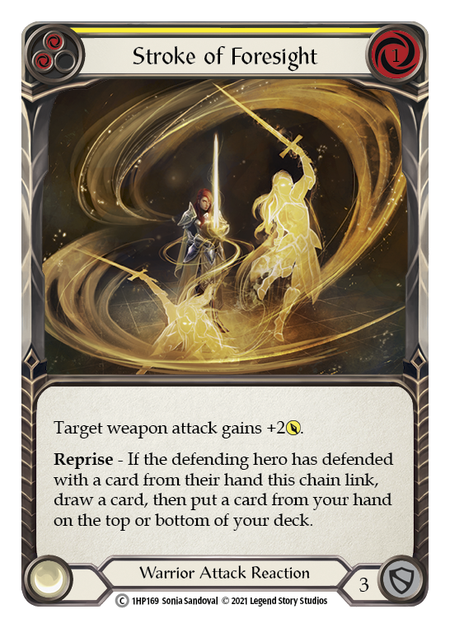 Stroke of Foresight (Yellow) - Flesh and Blood TCG - MoxLand