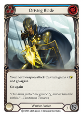 Driving Blade (Blue) - Flesh and Blood TCG - MoxLand