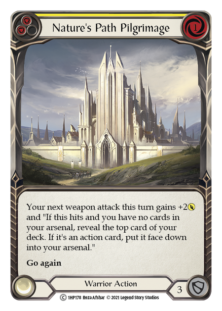 Nature's Path Pilgrimage (Yellow) - Flesh and Blood TCG - MoxLand