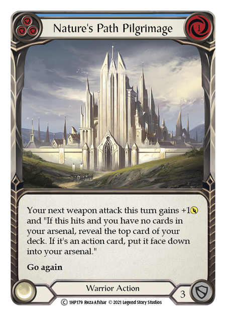 Nature's Path Pilgrimage (Blue) - Flesh and Blood TCG - MoxLand