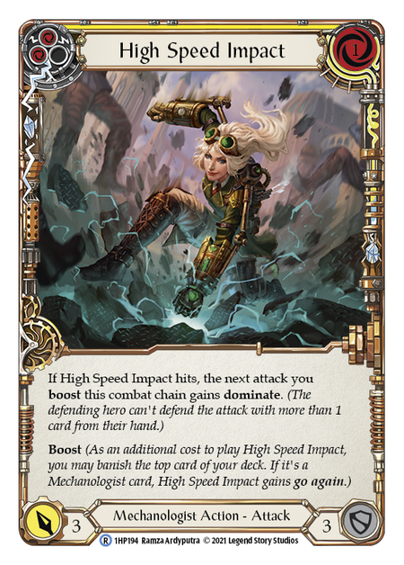 High Speed Impact (Yellow) - Flesh and Blood TCG - MoxLand