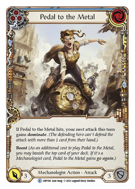 Pedal to the Metal (Blue) - Flesh and Blood TCG - MoxLand