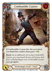 Combustible Courier (Blue) - Flesh and Blood TCG - MoxLand