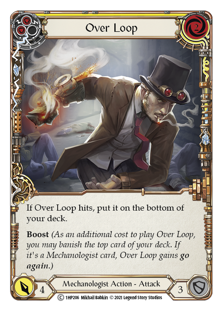 Over Loop (Yellow) - Flesh and Blood TCG - MoxLand