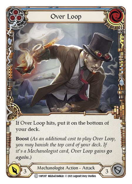 Over Loop (Blue) - Flesh and Blood TCG - MoxLand