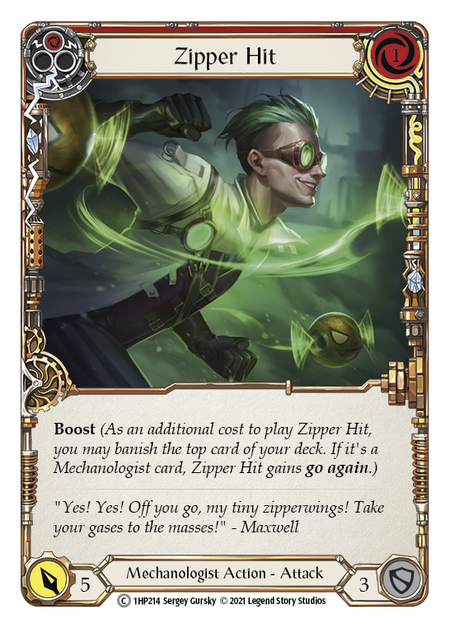 Zipper Hit (Red) - Flesh and Blood TCG - MoxLand
