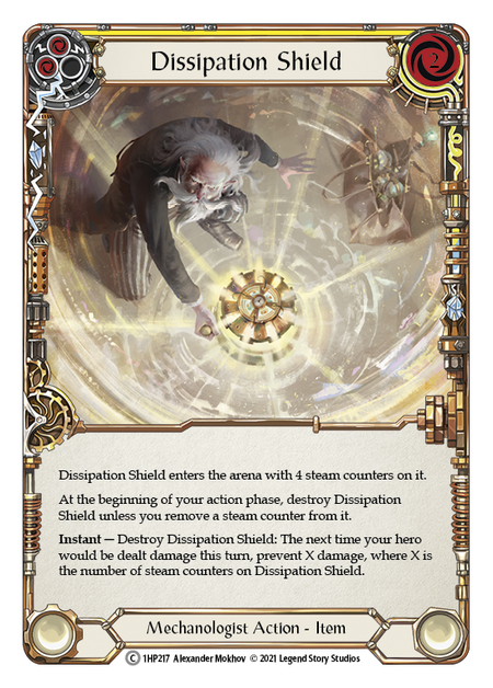 Dissipation Shield (Yellow) - Flesh and Blood TCG - MoxLand