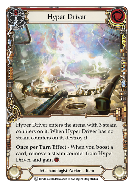 Hyper Driver (Red) - Flesh and Blood TCG - MoxLand