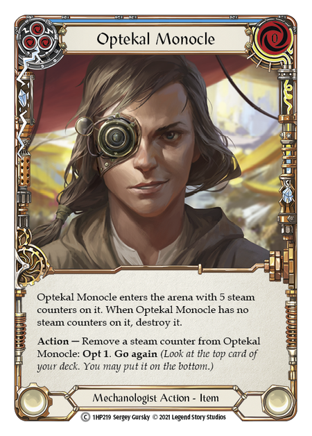 Optekal Monocle (Blue) - Flesh and Blood TCG - MoxLand