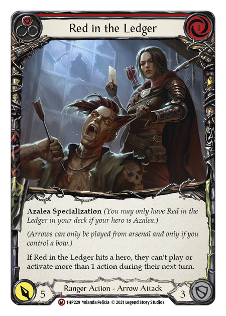 Red in the Ledger (Red) - Flesh and Blood TCG - MoxLand