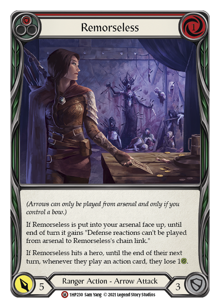 Remorseless (Red) - Flesh and Blood TCG - MoxLand