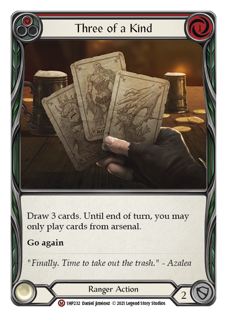 Three of a Kind (Red) - Flesh and Blood TCG - MoxLand
