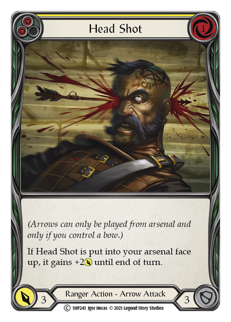 Head Shot (Yellow) - Flesh and Blood TCG - MoxLand