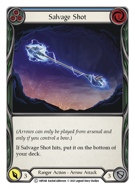 Salvage Shot (Blue) - Flesh and Blood TCG - MoxLand